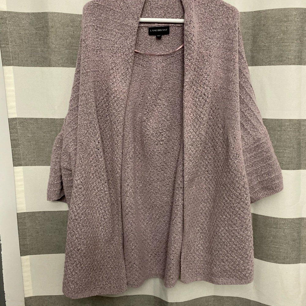 Lane Bryant pink sweater